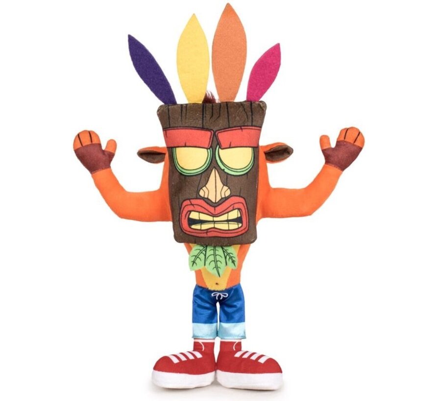 Crash Bandicoot - Zacht Pluche - Knuffel 21 cm