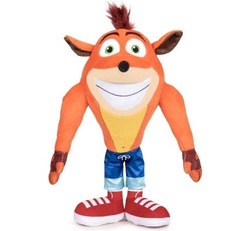 Crash Bandicoot Crash Bandicoot - Zacht Pluche - Knuffel 21 cm