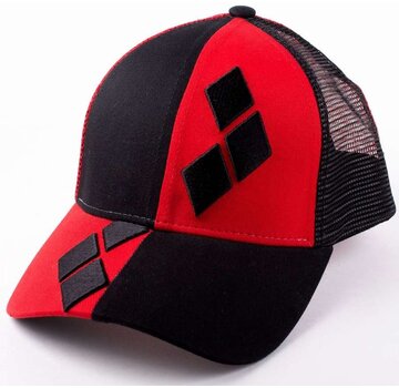 Harley Quinn Harley Quinn Rood en Zwart Trucker Cap
