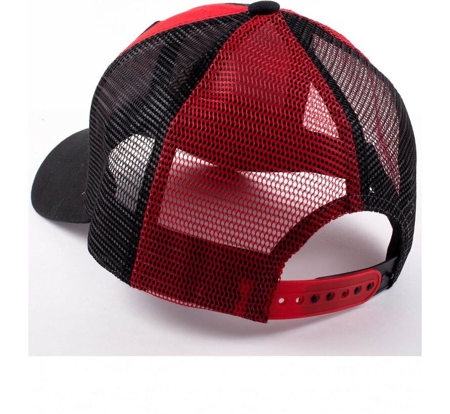 Harley Quinn Rood en Zwart Trucker Cap
