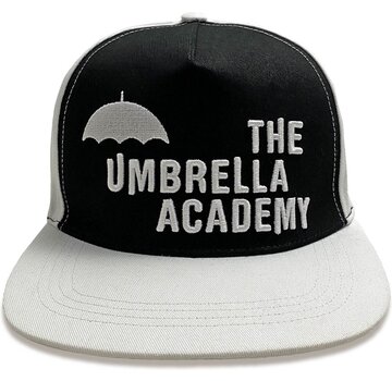 The Umbrella Academy The Umbrella Academy - Mono Logo Zwart en Wit Snapback Cap
