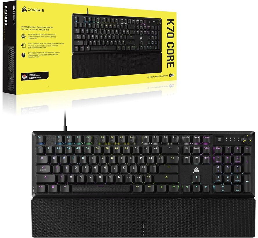 K70 Core RGB (Qwerty US)
