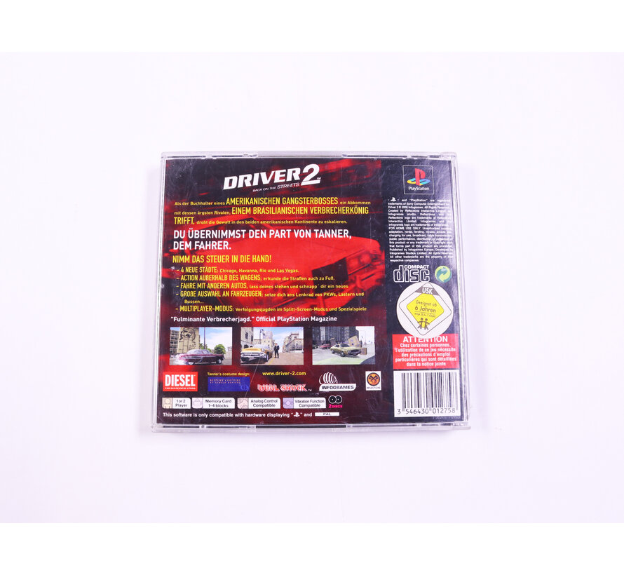 PlayStation 1 - Driver 2  [No Manual]
