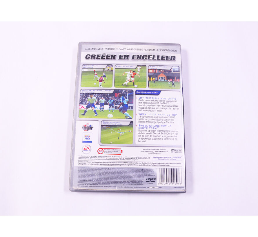 PlayStation 2 - FIFA Football 2004 [Platinum]  [No Manual]