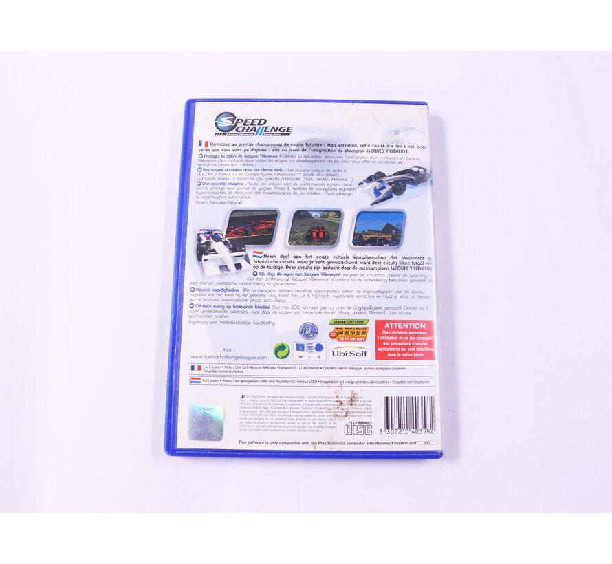 Playstation 2 - Speed Challenge: Jacques Villeneuve's Racing Vision [No Manual]