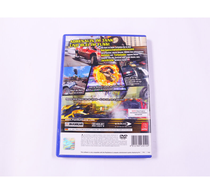 PlayStation 2 - FlatOut 2  [No Manual]
