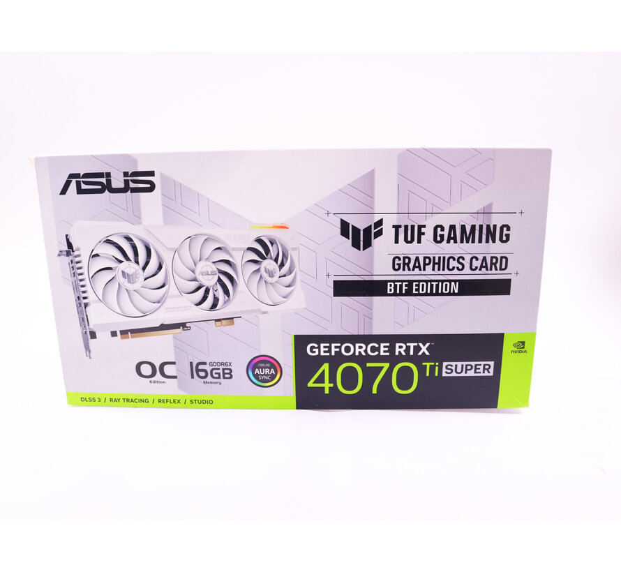 TUF Gaming GeForce RTX 4070 Ti SUPER BTF White OC Edition 16GB GDDR6X