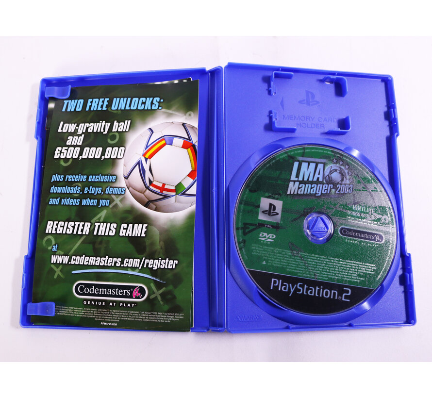 PlayStation 2 - LMA Manager 2003