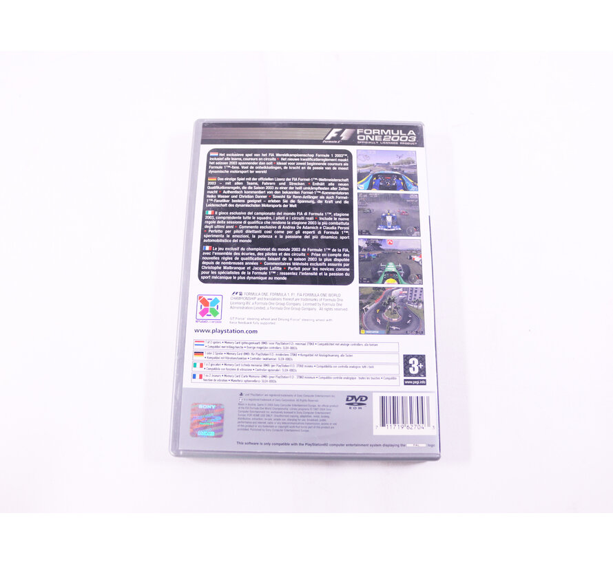 PlayStation 2 - Formula One 2003 [Platinum]