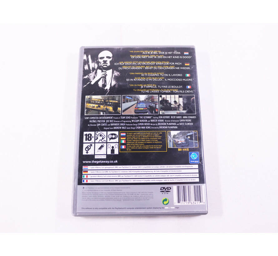 PlayStation 2 - The Getaway [Platinum]