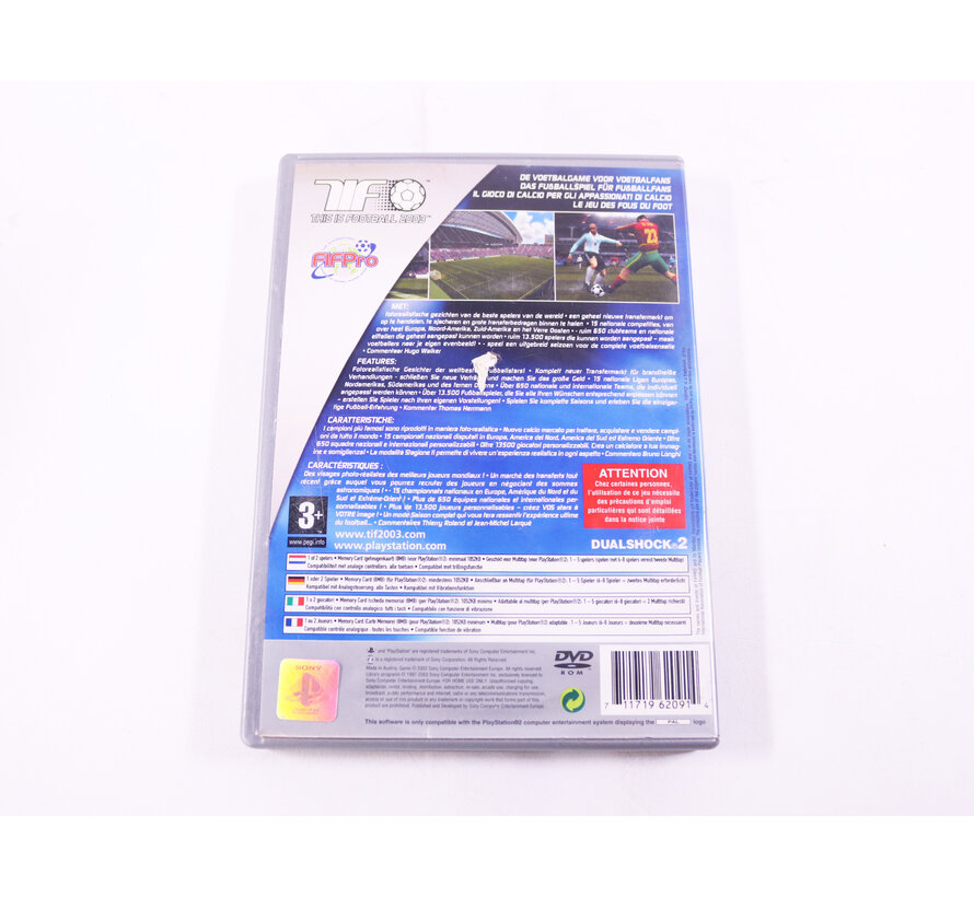 PlayStation 2 - This Is Football 2003 [Platinum]