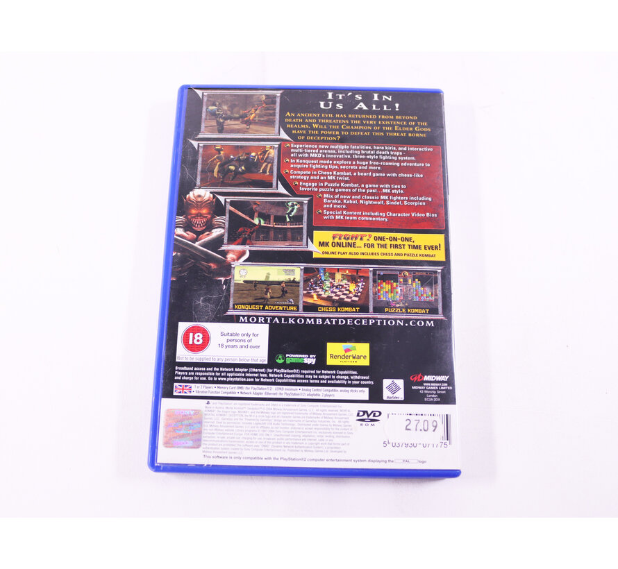 Playstation 2 - Mortal Kombat: Deception
