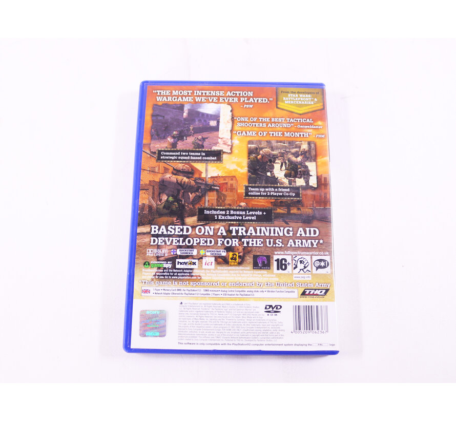 PlayStation 2 - Full Spectrum Warrior