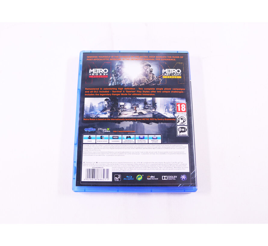 Playstation 4 - Metro Redux [Gebruikt]