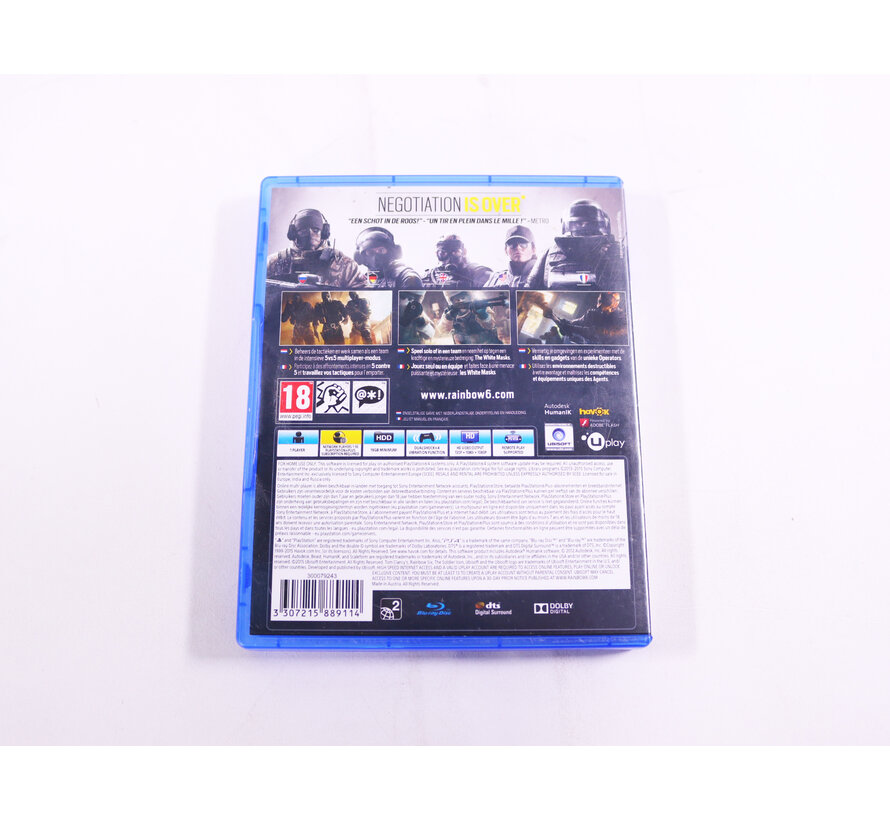 PlayStation 4 - Tom Clancy's Rainbow Six: Siege [Gebruikt]