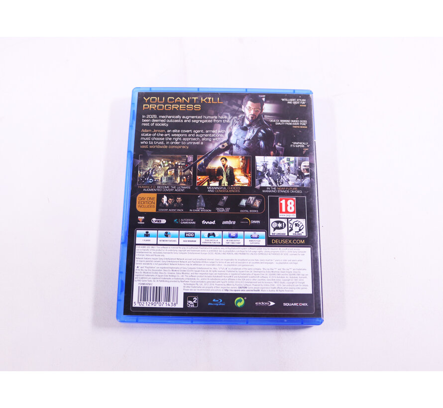 PlayStation 4 - Deus Ex: Mankind Divided [Gebruikt]