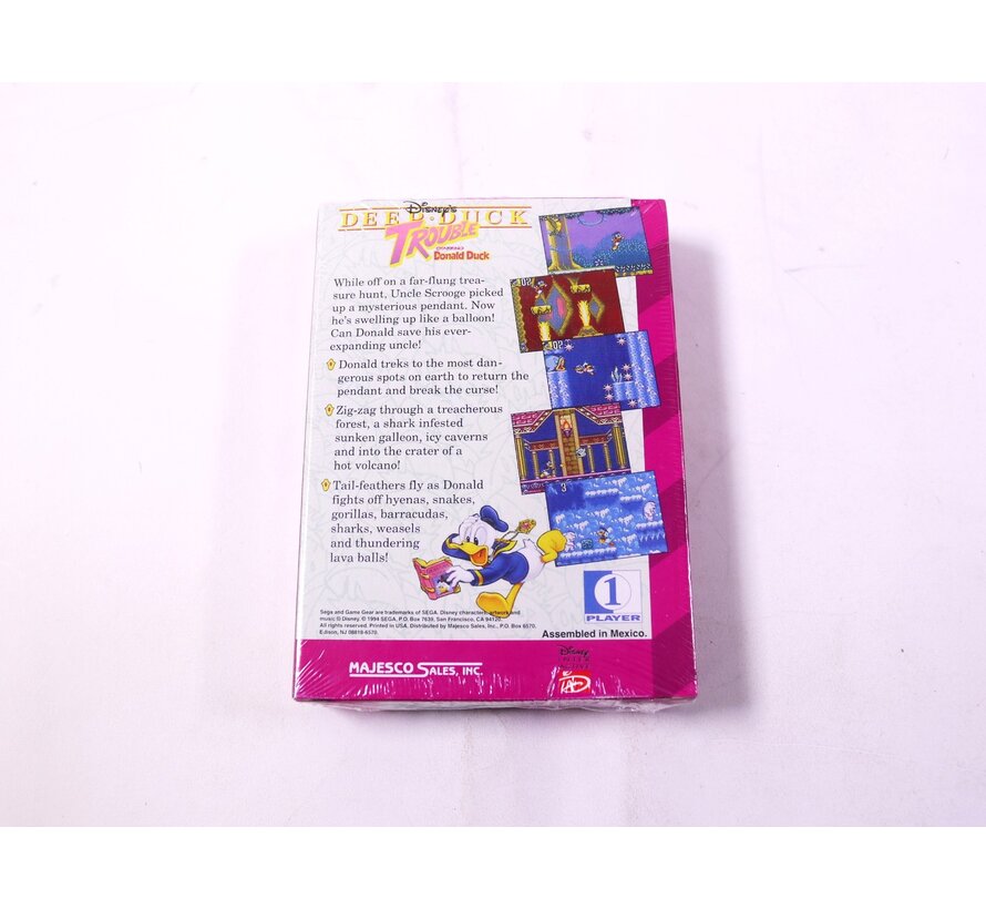 SEGA Game Gear - Deep Duck Trouble Starring Donald Duck [sealed]