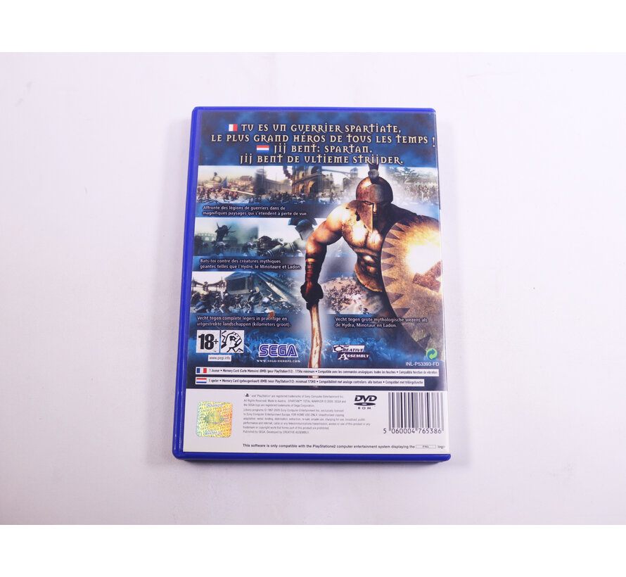Playstation 2 - Spartan: Total Warrior [No Manual]
