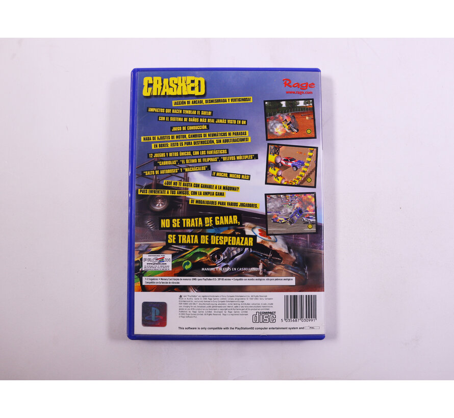 Playstation 2 - Crashed [No Manual]