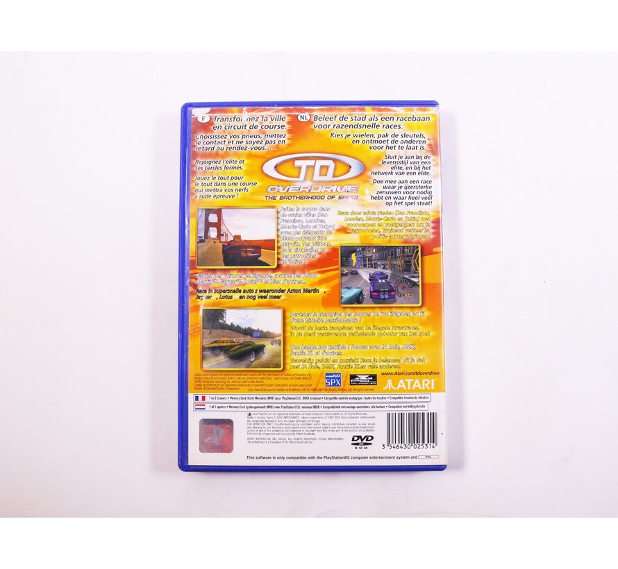 PlayStation 2 - TD Overdrive: The Brotherhood of Speed