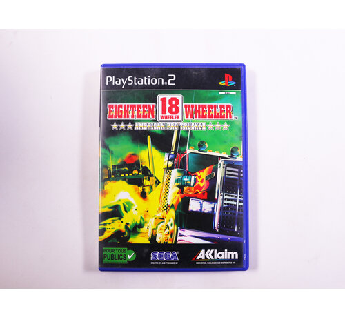 Sega PlayStation 2 - 18 Wheeler: American Pro Trucker  [No Manual]