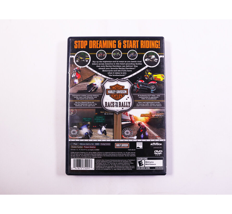 PlayStation 2 - Harley-Davidson: Race to the Rally