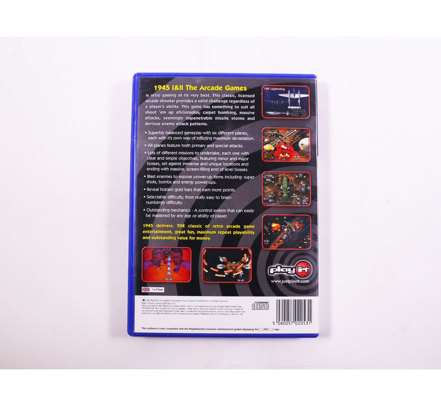 PlayStation 2 - 1945 I & II: The Arcade Games  [No Manual]