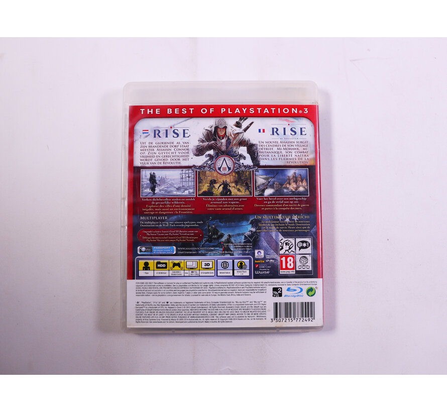 PlayStation 3 - Assassin's Creed III [Essentials]