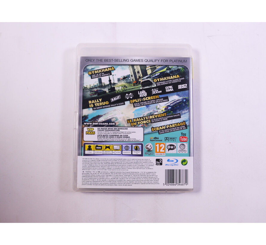 PlayStation 3 - Dirt 3 [Platinum]