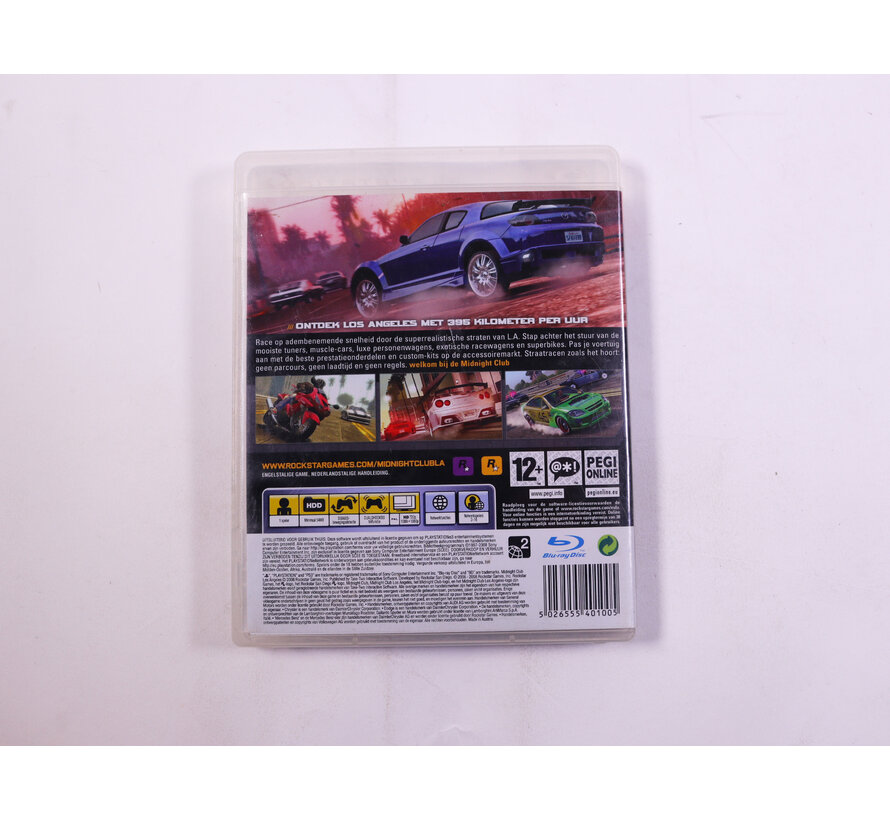 PlayStation 3 - Midnight Club: Los Angeles [No Manual]