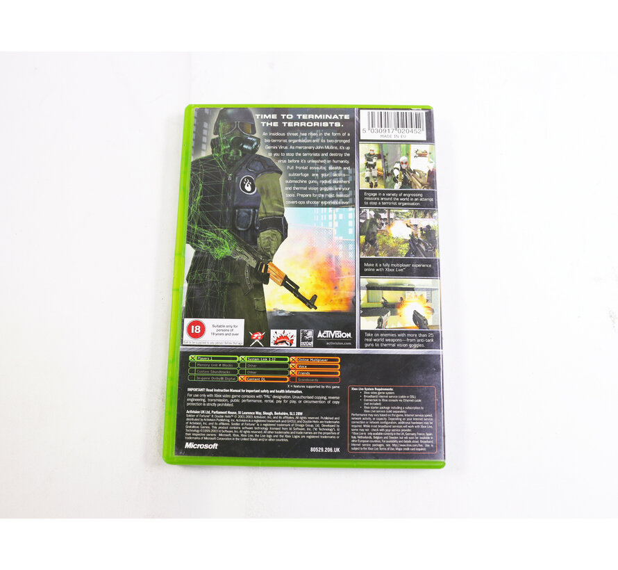 Xbox Classic - Soldier of Fortune II: Double Helix [No Manual]