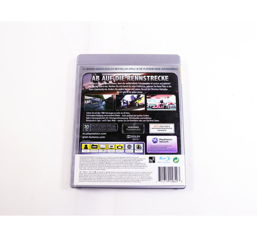 PlayStation 3 - Gran Turismo 5 [Platinum] [No Manual]