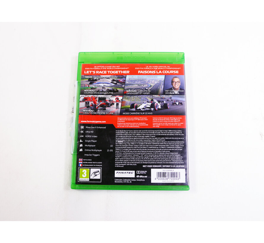 Xbox one - F1 2020 [Gebruikt]