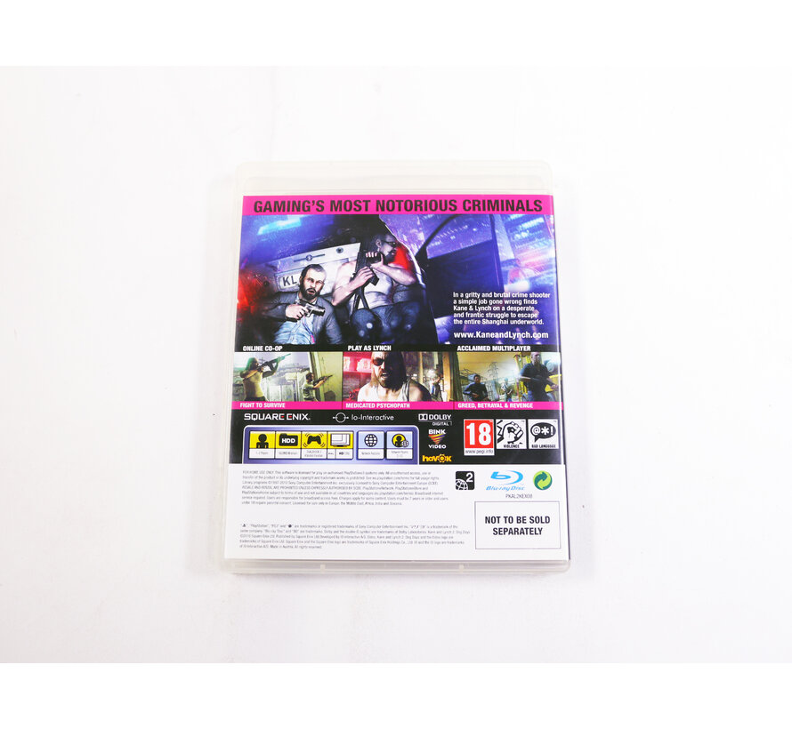 PlayStation 3 - Kane & Lynch 2: Dog Days [Limited Edition]