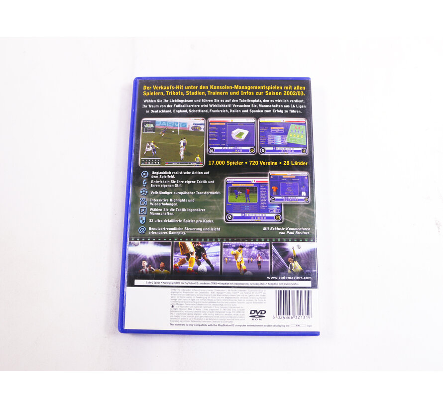 PlayStation 2 - BDFL Manager 2003