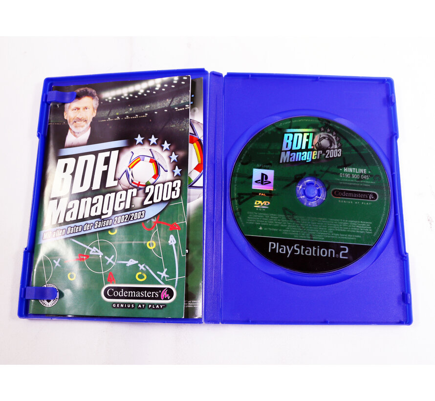 PlayStation 2 - BDFL Manager 2003