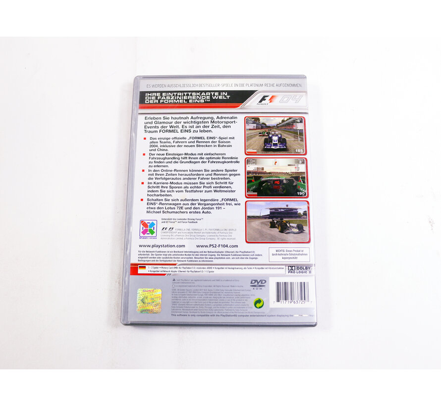 PlayStation 2 - F1 04  [Platinum]