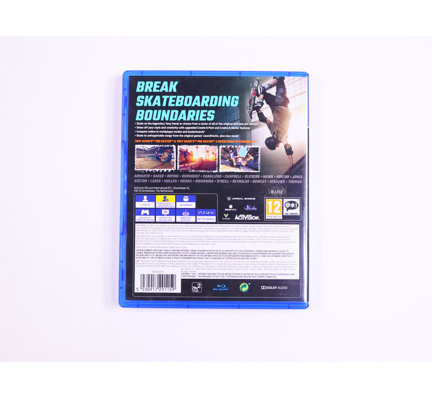 PlayStation 4 - Tony Hawk's Pro Skater 1+2 [No Manual] [Gebruikt]