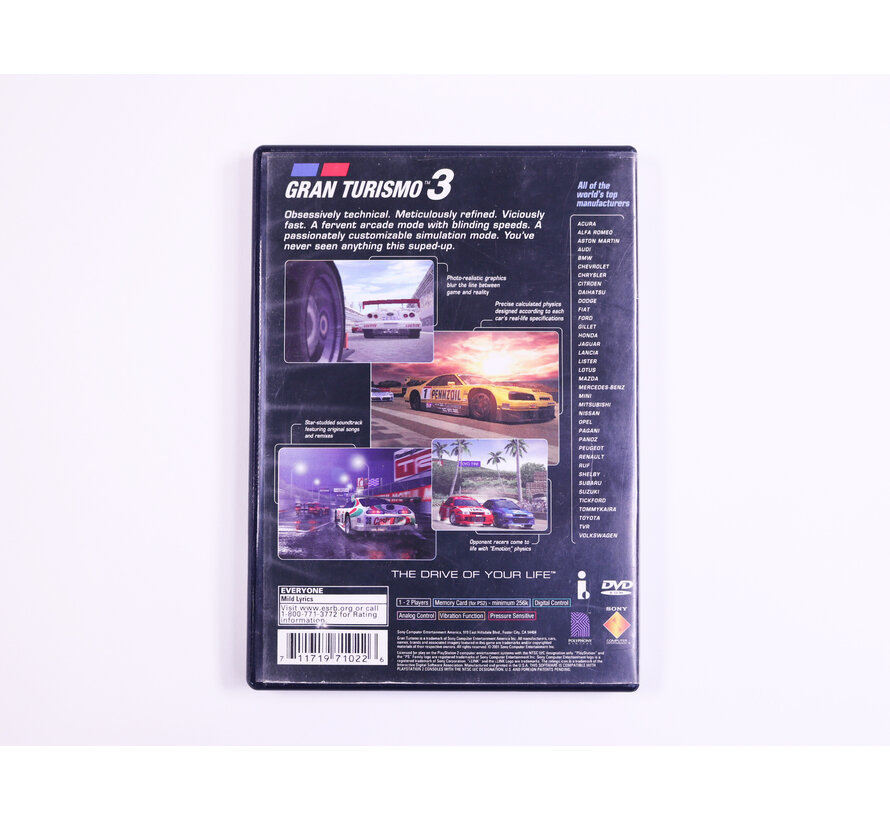 PlayStation 2 - Gran Turismo 3: A-Spec