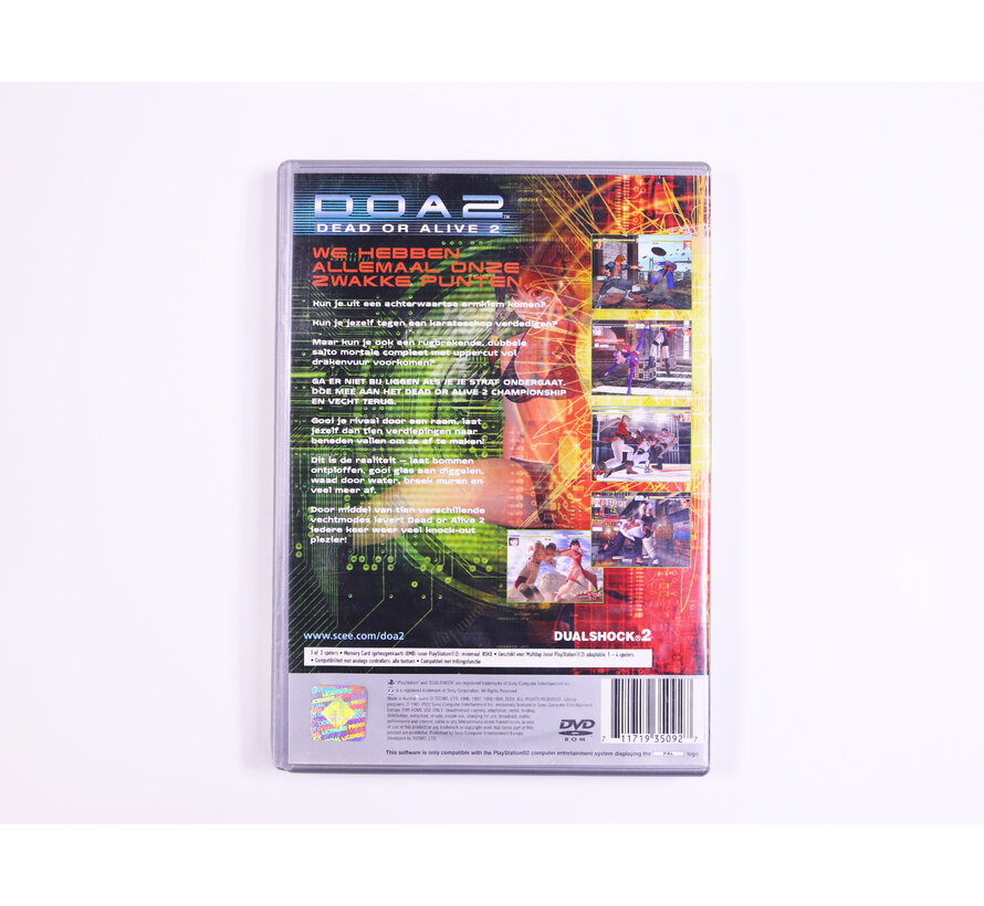 PlayStation 2 - Dead or Alive 2 [Platinum] [No Manual]