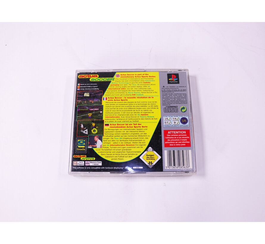 PlayStation 1 - Actua Soccer [Platinum]