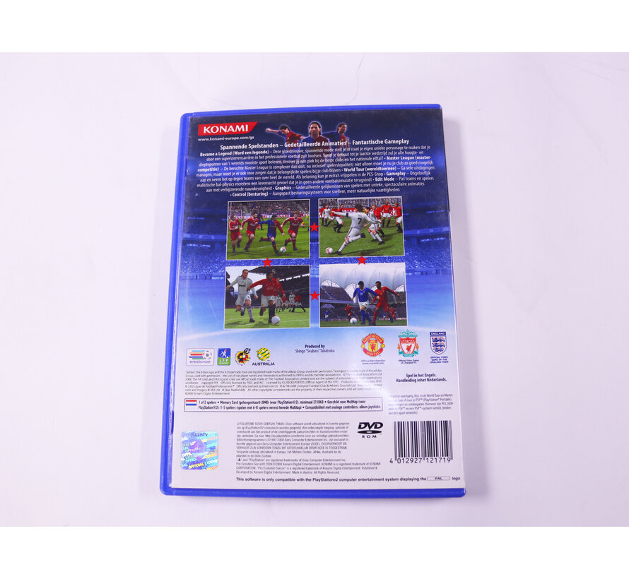 PlayStation 2 - Pro Evolution Soccer 2009  [No Manual]