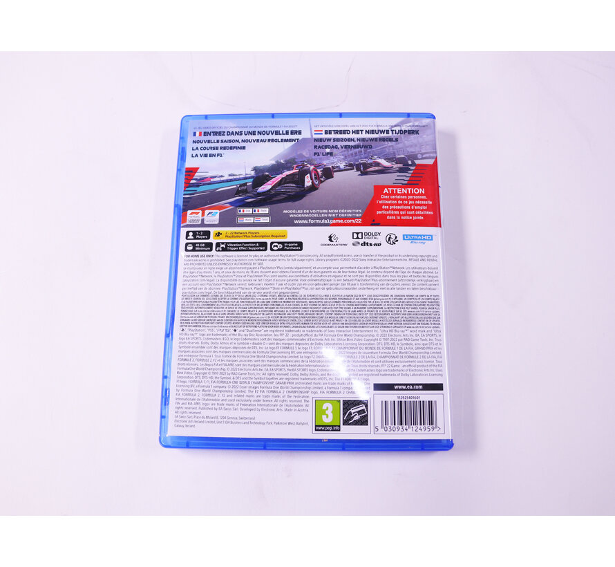 PlayStation 5 - F1 22 [gebruikt]