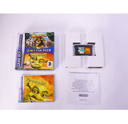 Vicarious Visions Game Boy Advance - 2 in 1 Fun Pack: Madagascar & Shrek 2 [CIB Boxed]