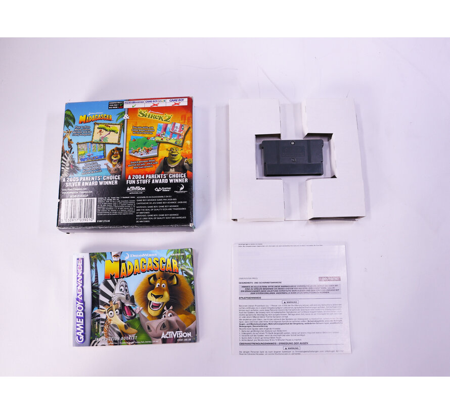 Game Boy Advance - 2 in 1 Fun Pack: Madagascar & Shrek 2 [CIB Boxed]
