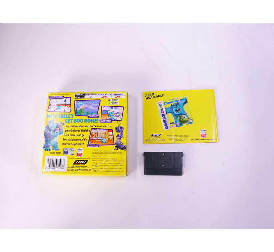 Game Boy Advance - Monsters, Inc. - Boxed CIB