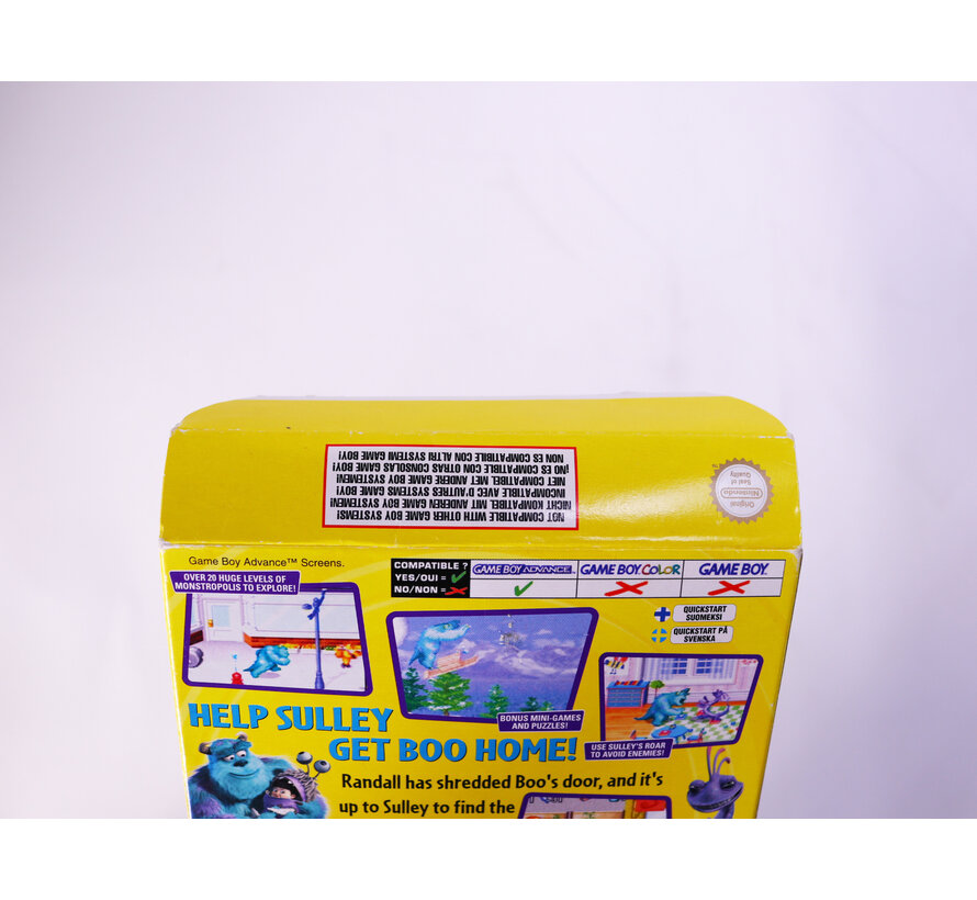 Game Boy Advance - Monsters, Inc. - Boxed CIB