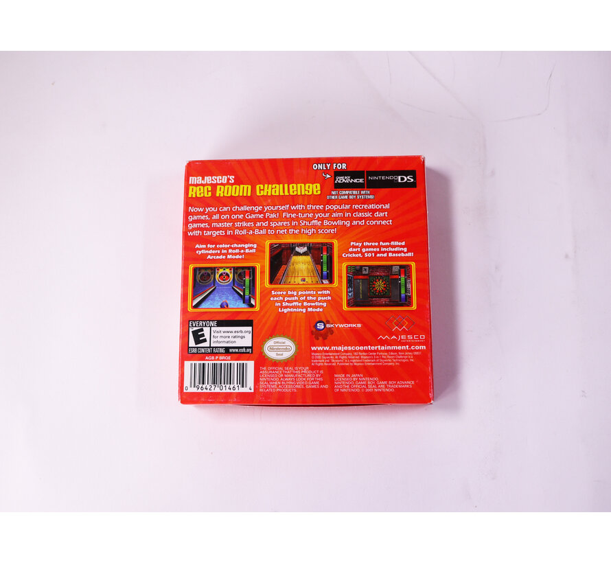 Game Boy Advance - 3-in-1 Rec Room Challenge - Boxed CIB