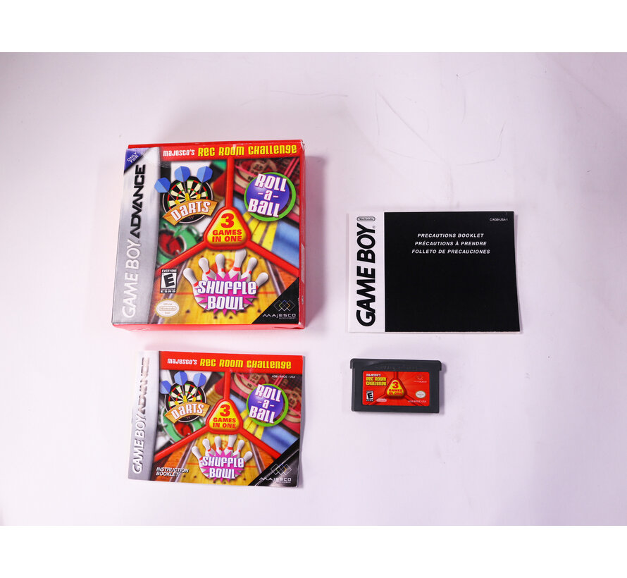 Game Boy Advance - 3-in-1 Rec Room Challenge - Boxed CIB