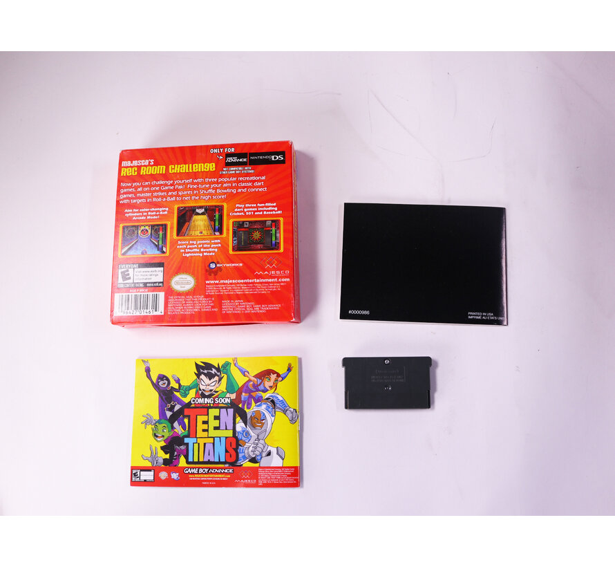 Game Boy Advance - 3-in-1 Rec Room Challenge - Boxed CIB